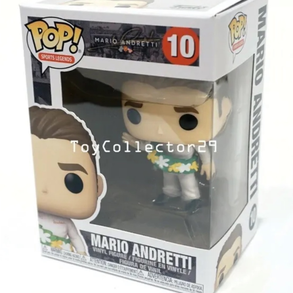 Funko Mario Andretti #10 pop sports legend vinyl figure